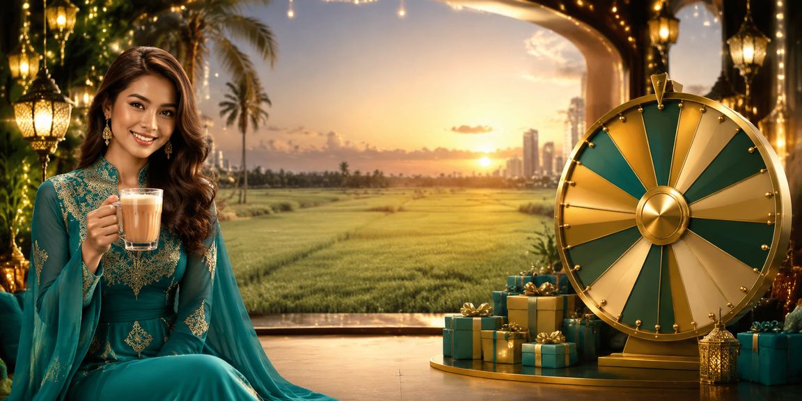 Suasana permainan roulette dan perayaan Hari Raya di Kedah bersama 15w50