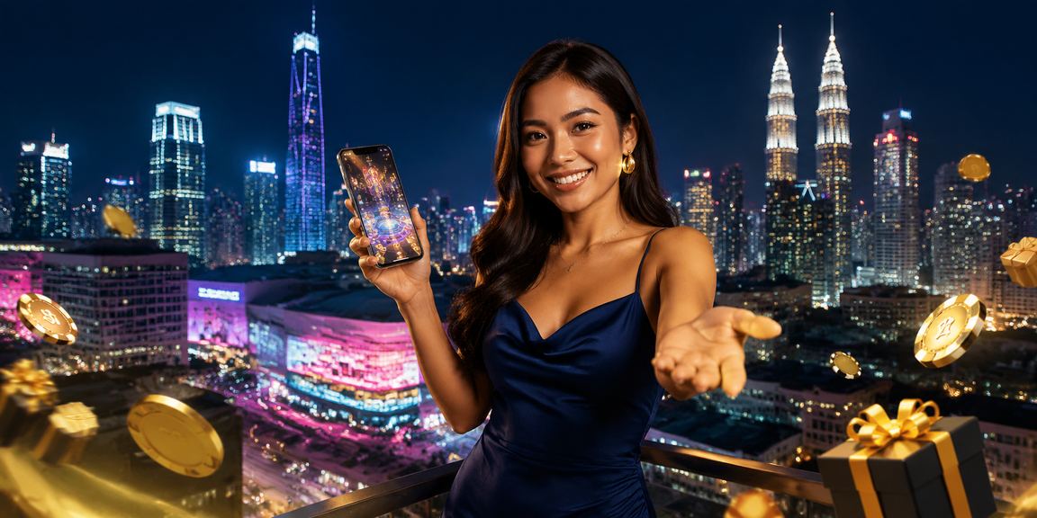 Pemain menggunakan telefon pintar untuk akses kasino mudah alih 15w50 di Kuala Lumpur